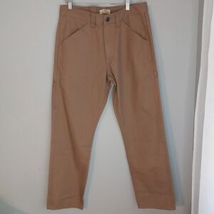 Blue Mountain Men Canvas Utility Pant Relax Fit 32×32 Tool Pocket And Hammer Loo